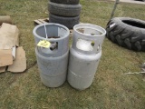 2 forklift LP tanks