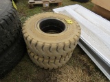 2 fork truck tires 12x8-9
