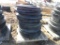 Pallet of Bunk Cover Tire Side Walls