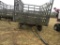 15ft Wooden Hay Wagon w/Gears