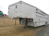 1995 Eby 26ft Alum Cattle Trailer