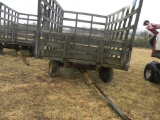 15ft Wooden Hay Wagon w/Gears