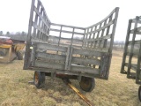 15ft Wooden Hay Wagon w/Gears