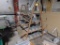 4 tier 4ft Triangular Metal Stand on Wheels
