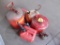 Lot of Gas Cans