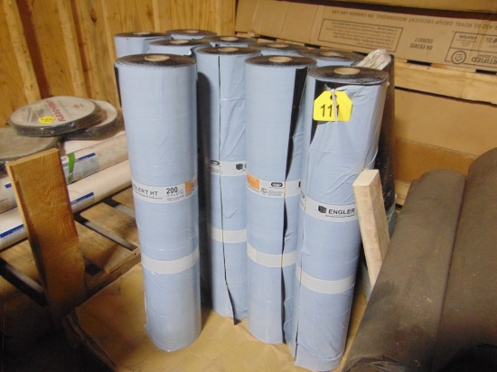 10 Rolls of Englert #5 Underlayment
