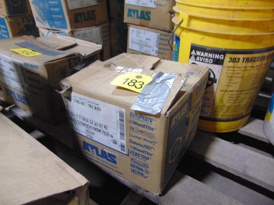 1 Box of 1-16x1 1/2inch Wood Screws