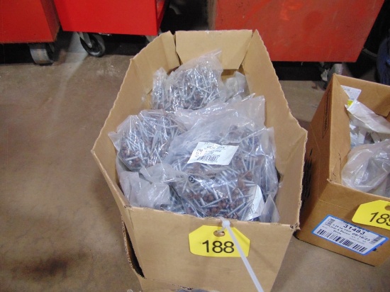 Box Lot of Brown 9-16x1 1/2inch Wood Nails
