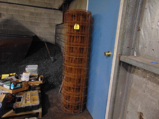 Partial Roll of Concrete Wire