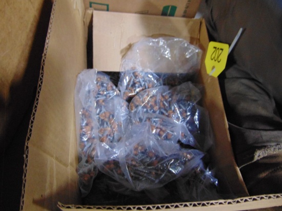 Box Lot of Copper 1 inch Wood Screws