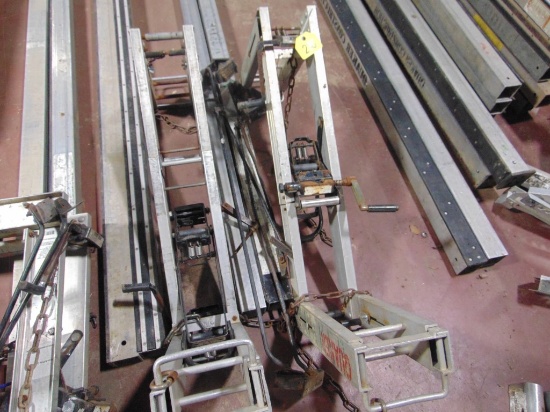 2 Alum 24ft Pump Jacks w/Poles-Jack-Roof Bracket