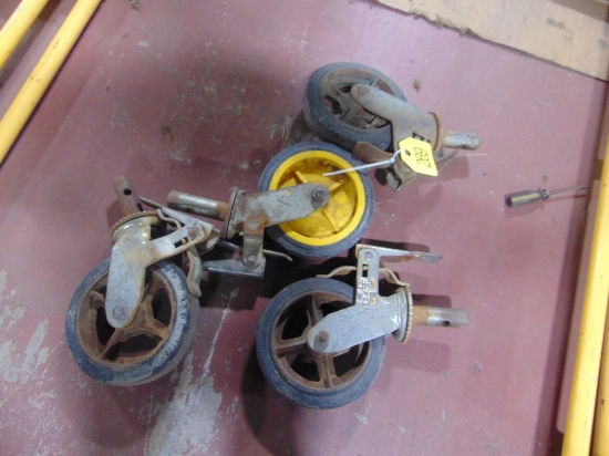 4 Scaffolding Wheels