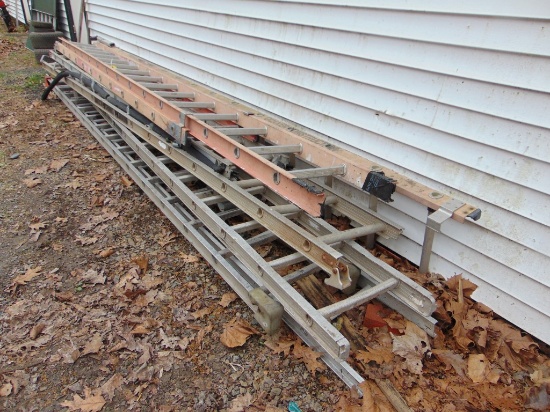 Lot of Alum Ladders