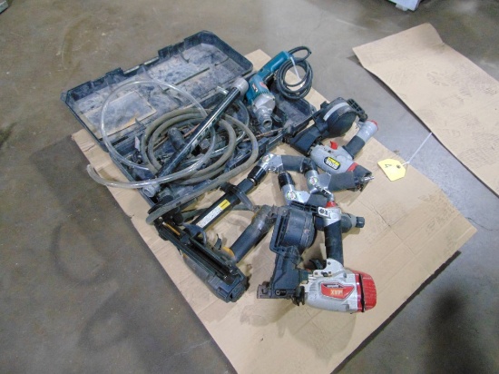 Pallet Lot of Air Tools-Nails Guns-Etc