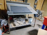 57inch Blue Print Table