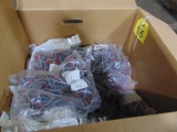 Box Lot of Brick Red 9-6x2inch Wood Screws