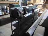 17inch x 113inch Steel Table w/Hood-Vise-Double Grinder