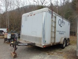 2004 Carmate 14ft Enclosed Trailer w/Shelving