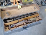 Vintage Wooden Carpenters Tool Chest w/Tools