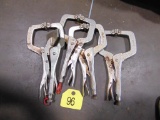 4 C Clamp Vise Grips