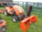 Kubota GR2100 Lawn Tractor w/46inch Snowblower & 54inch Deck