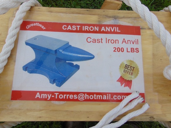NEW 200lb CI Anvil