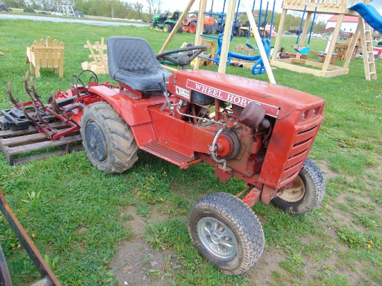 Wheel Horse C-160 Lawn Tractor w/Cultivators & 42inch Deck