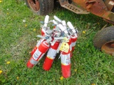 Lot of Fire Extinguishers