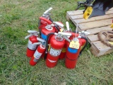 Lot of Fire Extinguishers