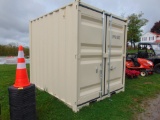 NEW 7x9 Container w/Double Doors & Single Door w/Window