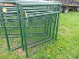 2 NEW 4ft Steel Gates w/Wire