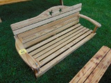 NEW 54inch Wooden Porch Swing