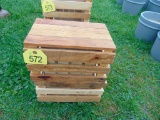 3 Wooden Crates