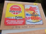 Pair of Vintage Signs