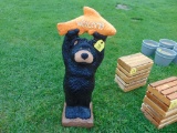 Concrete Bear w/Fish