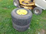 Pair of 20-8.00-8 Tires and Rims