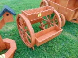 24inch Wagon Wheel 3 Tier Planter