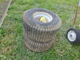 Pair of 20-8.00-8 Tires and Rims