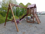 Swing Set w/Play House