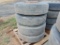 4 Tires 295/75R22.5  and Steel Rims