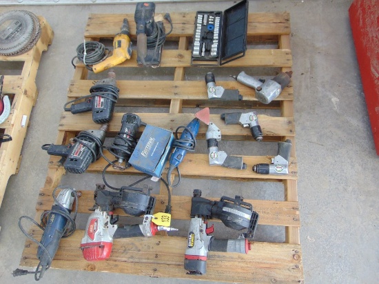 Pallet Lot of Air & Electric Tools