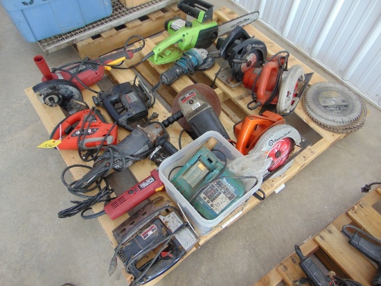Pallet of Electric Tools