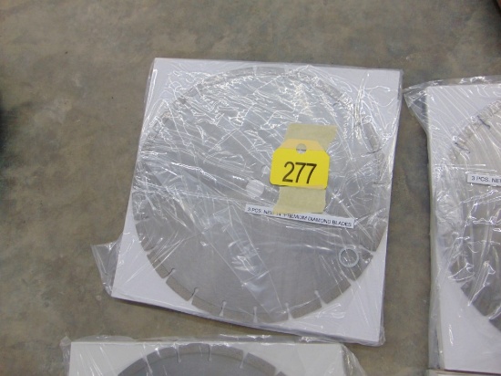 NEW 3 piece 14inch Diamond Blades