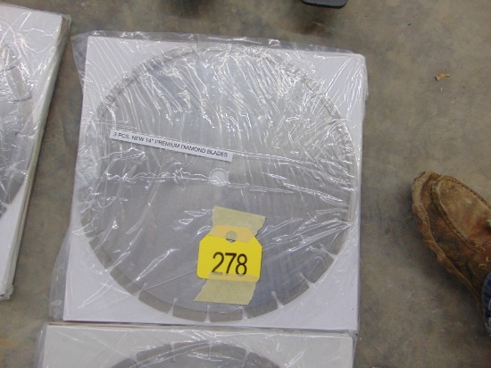 NEW 3 piece 14inch Diamond Blades