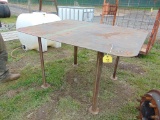 4ft x 5ft Steel Table