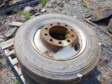 2 Tires 255/70R22.5 and Rims