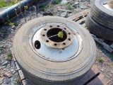 2 Tires 255/70R22.5 and Rims