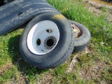 2 Tires 8.75R16.5 and Rims