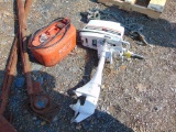Game Fisher 7.5 Boat Motor & Fuel Tank