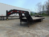 2002 Load Trail 32ft T/A Dually 102inch wide Gooseneck Trailer